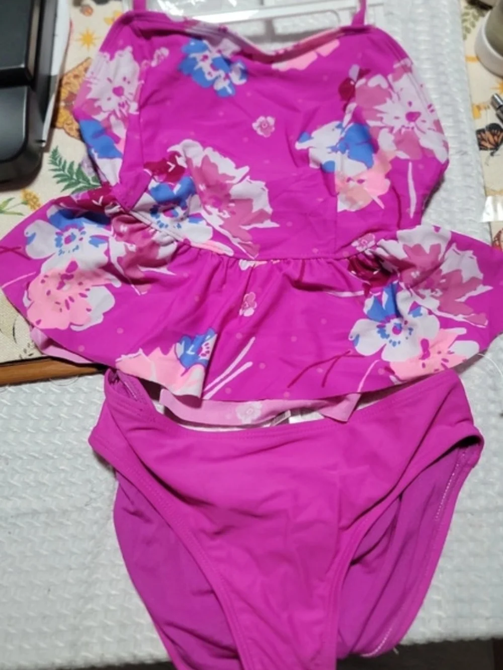 Old Navy girls 2 piece bathing suit size large